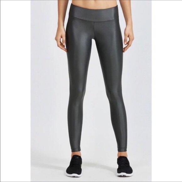 Koral Lustrous Leggings Women’s XS Gunmetal Mid Rise Ankle Quick Dry Performance - Picture 1 of 11